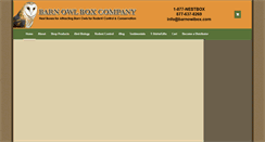 Desktop Screenshot of barnowlbox.com